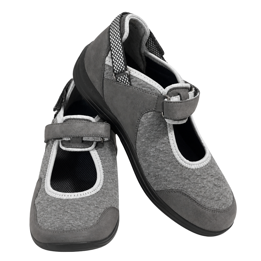 Drew Buttercup Mary Jane Sneaker Grey Combo 1