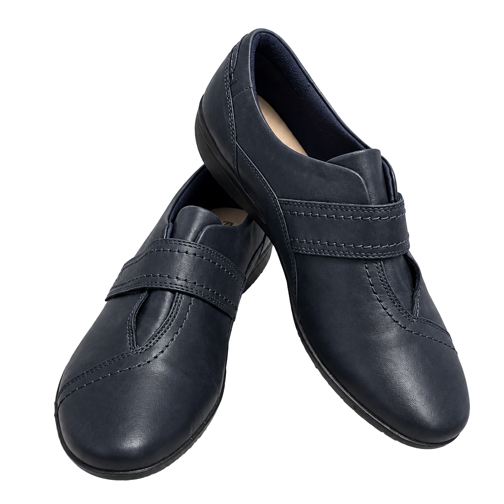 Clarks Everlay Dixey Blackish blue Leather Comfort Shoe 1