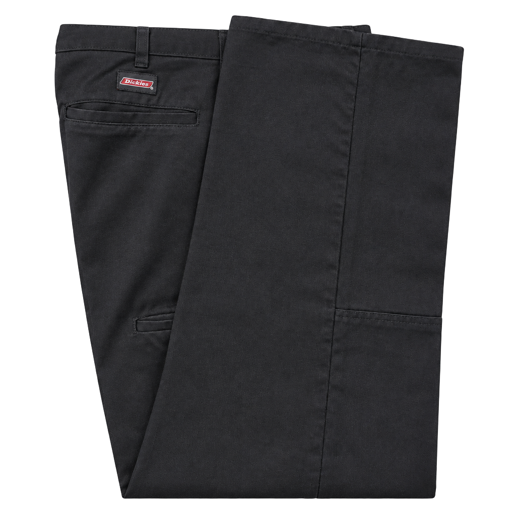 PANTS Dickies 33x28.5 Black Double Knee Work Pants TWILL UTILITY W/O BUTTON (2) 1