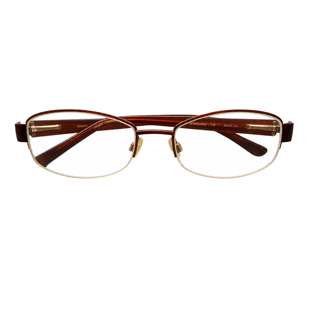 Genesis Burgundy Eyeglasses Frames 18-51-130 1