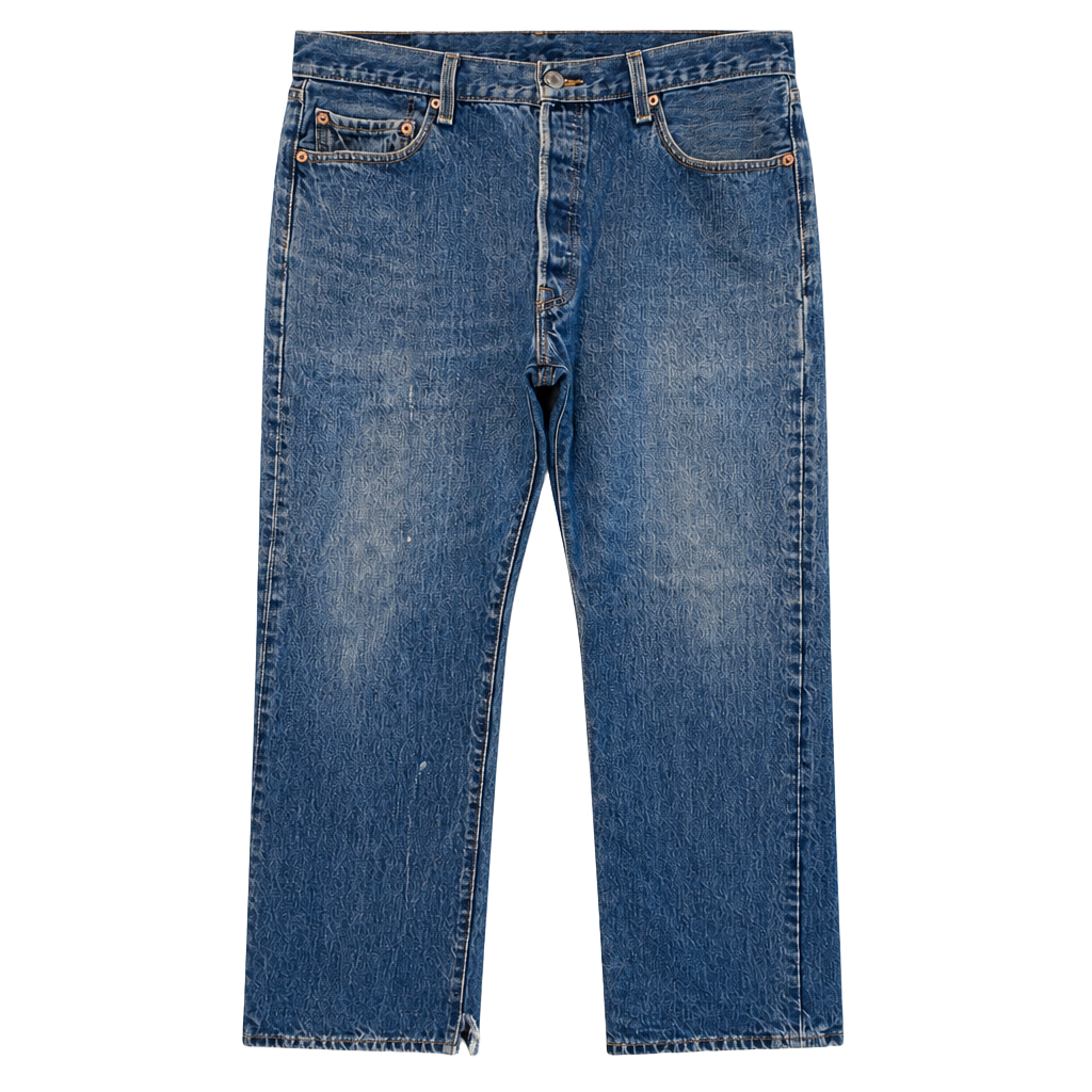 Vintage Levi's 501 Button Fly Straight Leg Denim Jeans size W36 L30 1