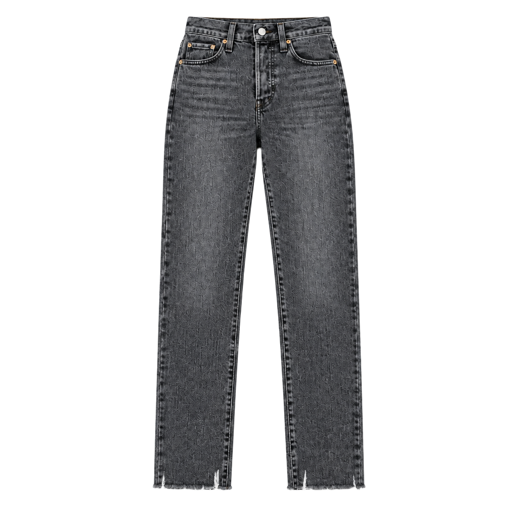 Levi’s Wedgie Skinny Jeans Women’s 24 Washed Black High Rise Raw Hem 1