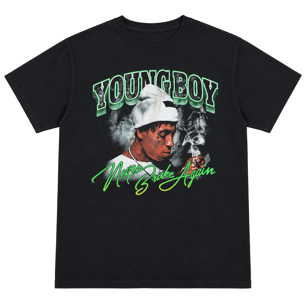 YoungBoy Never Broke Again Graphic T-Shirt Black 1