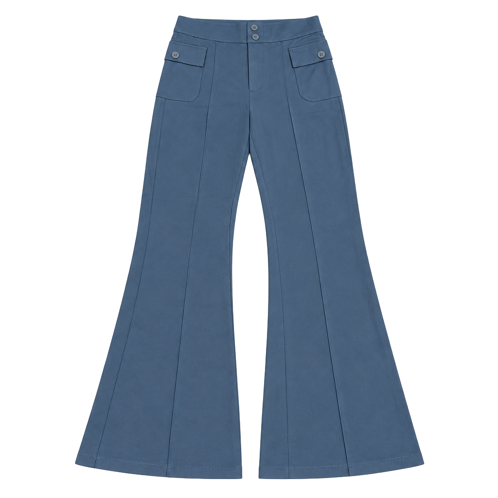 NWOT Halara High Waisted Side Flap Pocket Flare Casual Cargo Pants 1