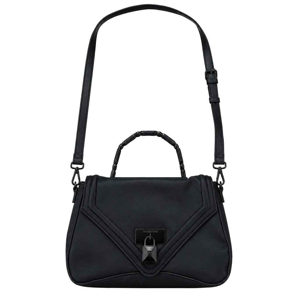 Steve Madden Black Crossbody Handbag With Chain Handle 1