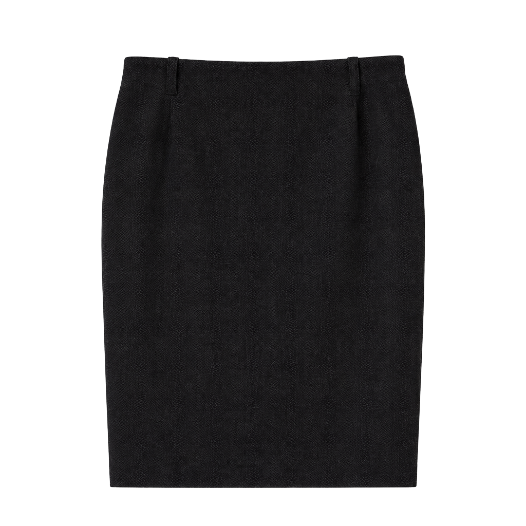 Max Studio Pencil Skirt Size 12 Black Lined Business Casual 1