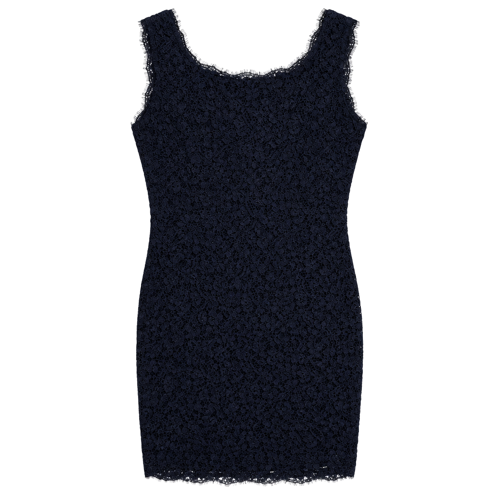 Adrianna Papell Lace Sheath Dress Size US 2 Navy Blue 1