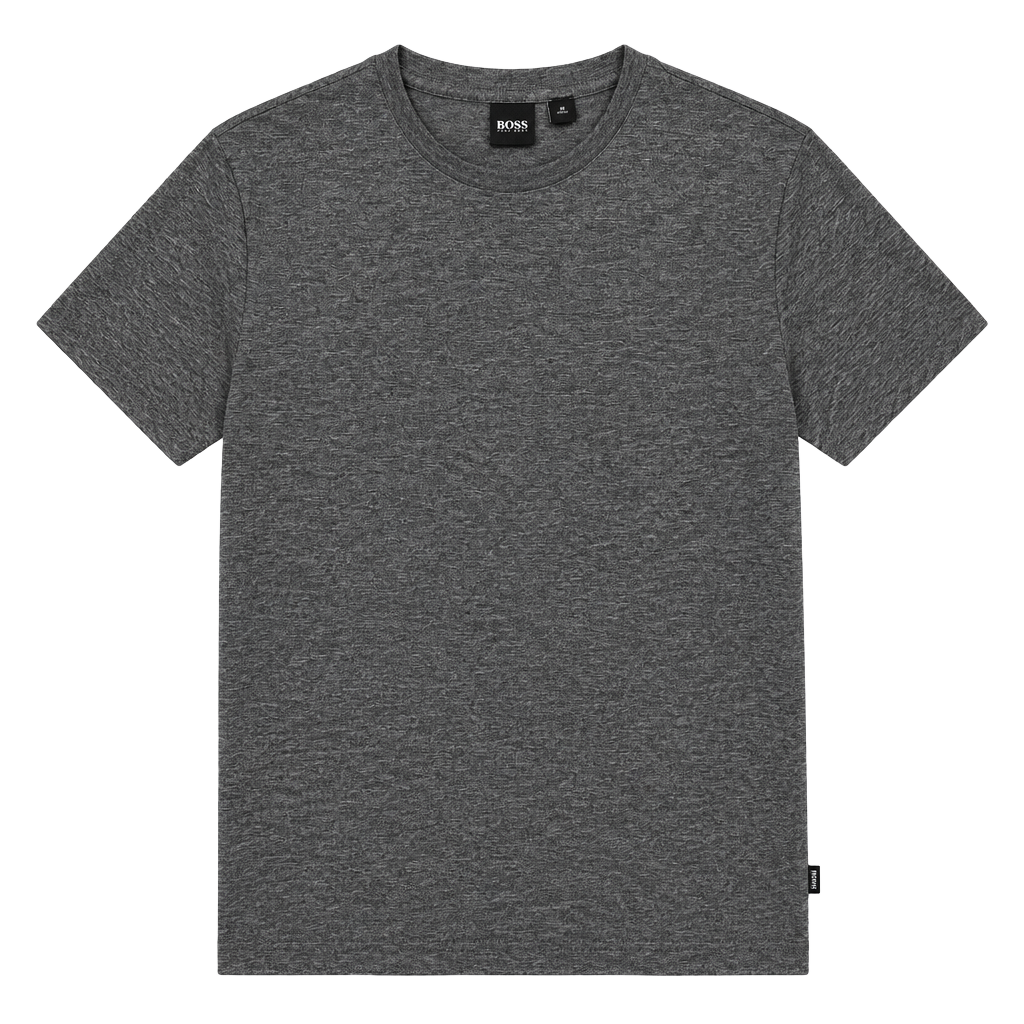Hugo Boss Crew Neck T-Shirt Grey Heather Melange Short Sleeve 1