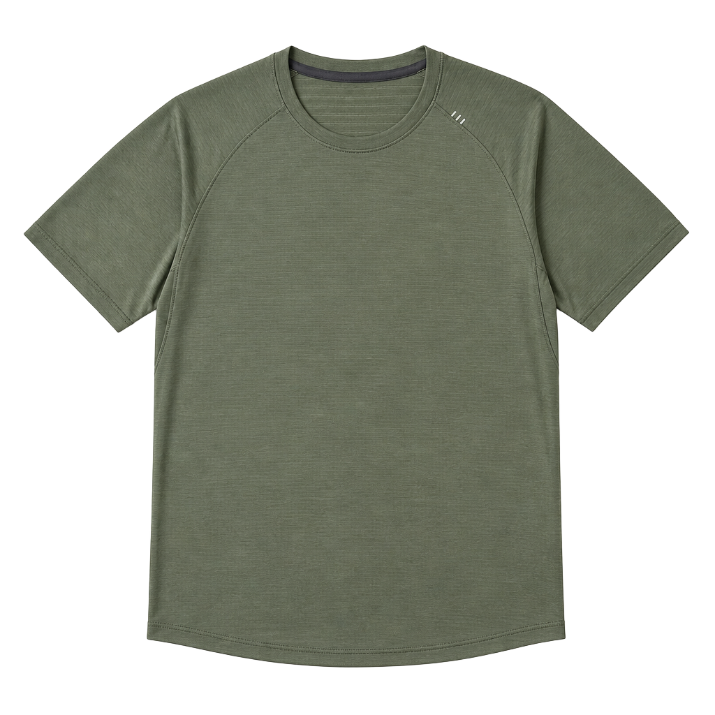 lululemon License to Train Short Sleeve Shirt in Dark Forest 1