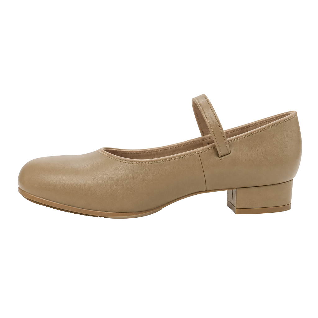 Bloch Tap-On Tap Shoe Size 8.5 Tan Leather 1