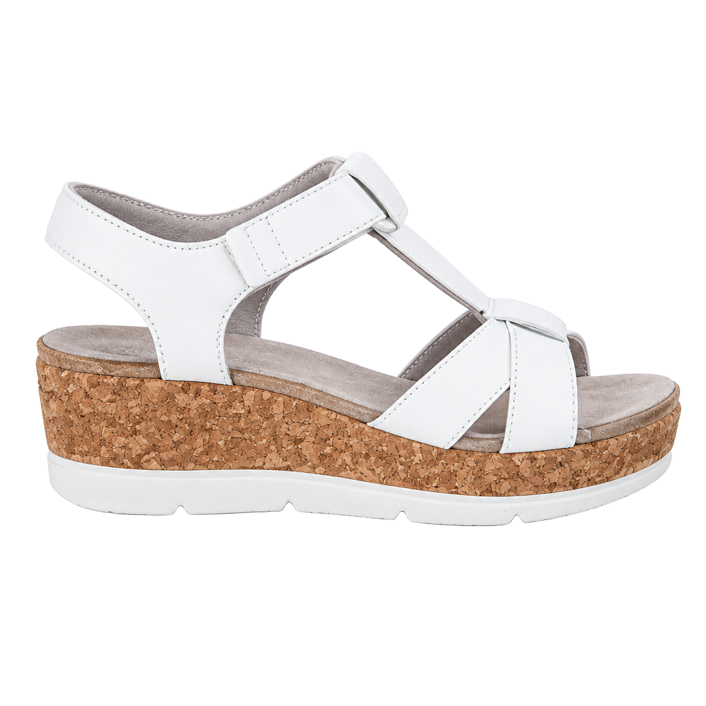 Dr. Scholl's Shoes Women's Once Again Sandal, White Faux Leather, 11 M Shoes 1