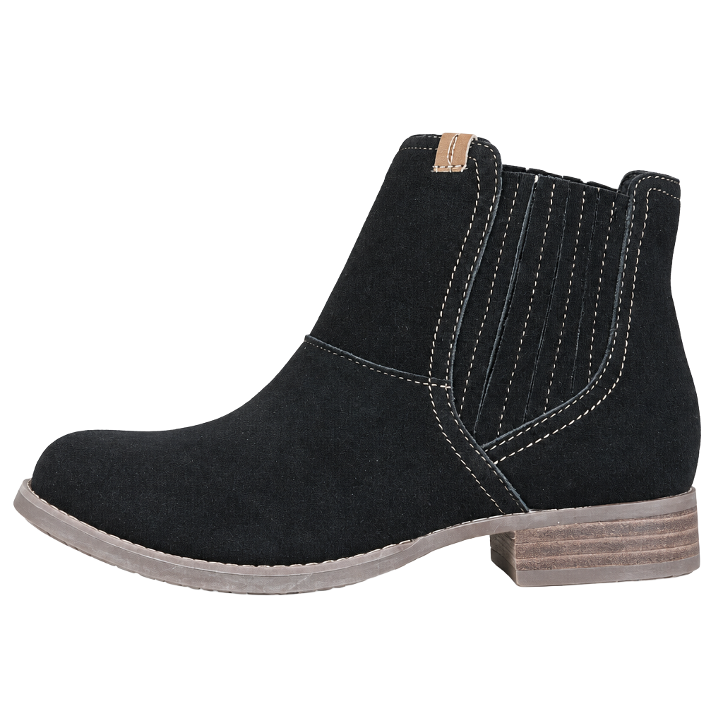 Lucky Brand Chelsea Boots Size 7 Black Suede 1