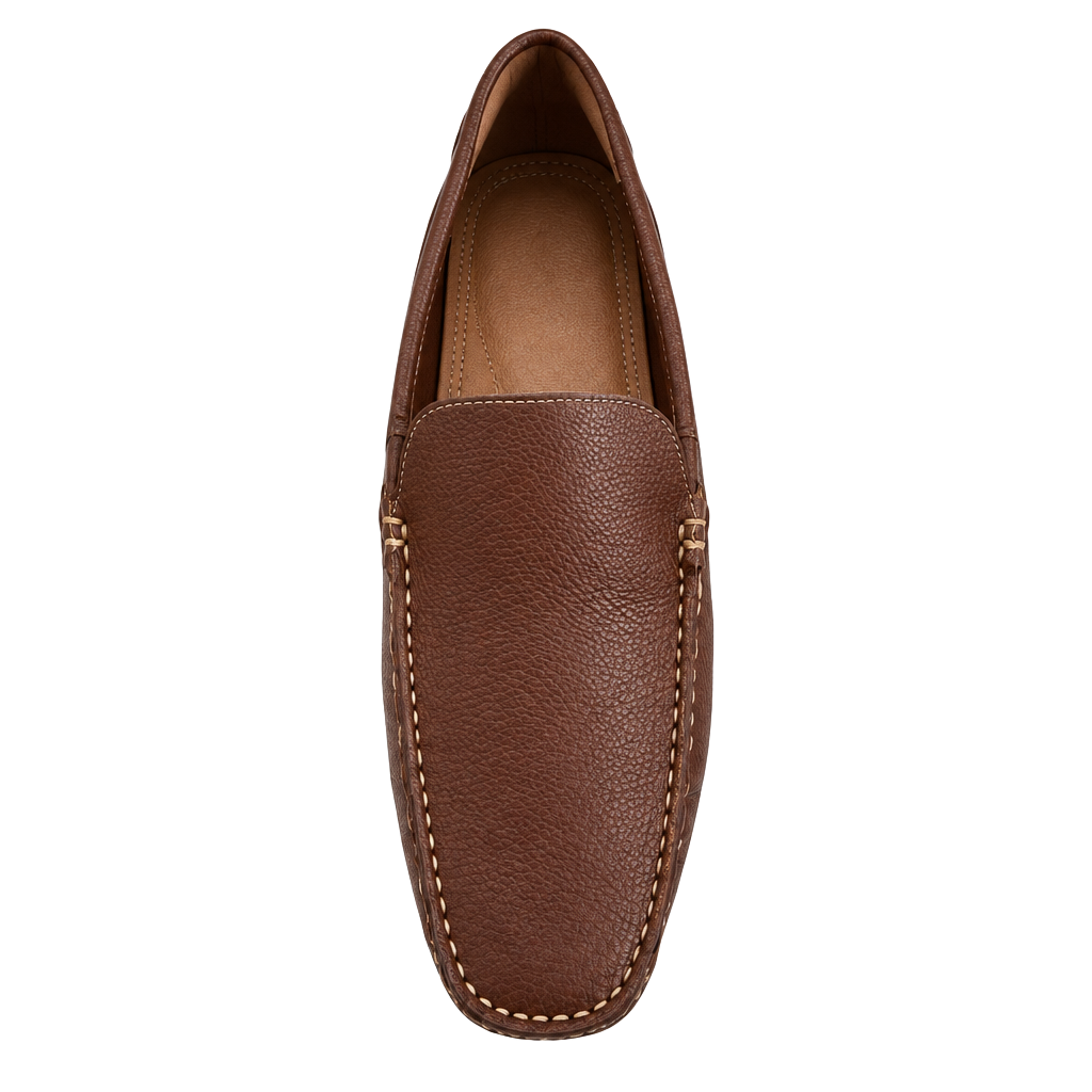 Men's Rhyder Venetian Loafers- Size 8.5 W- Mahogany Leather 1