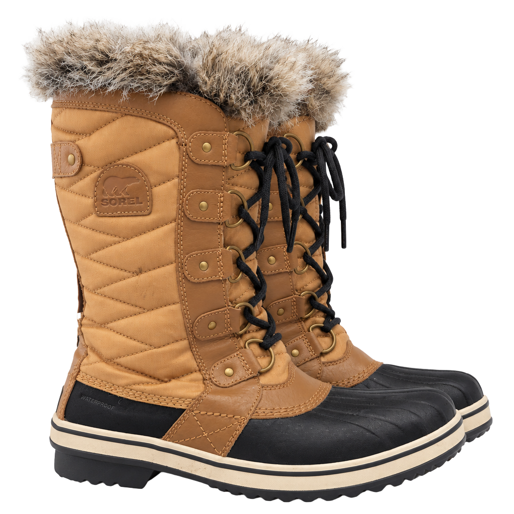 Sorel Tofino II Waterproof Faux Fur Winter Boots Brown 1
