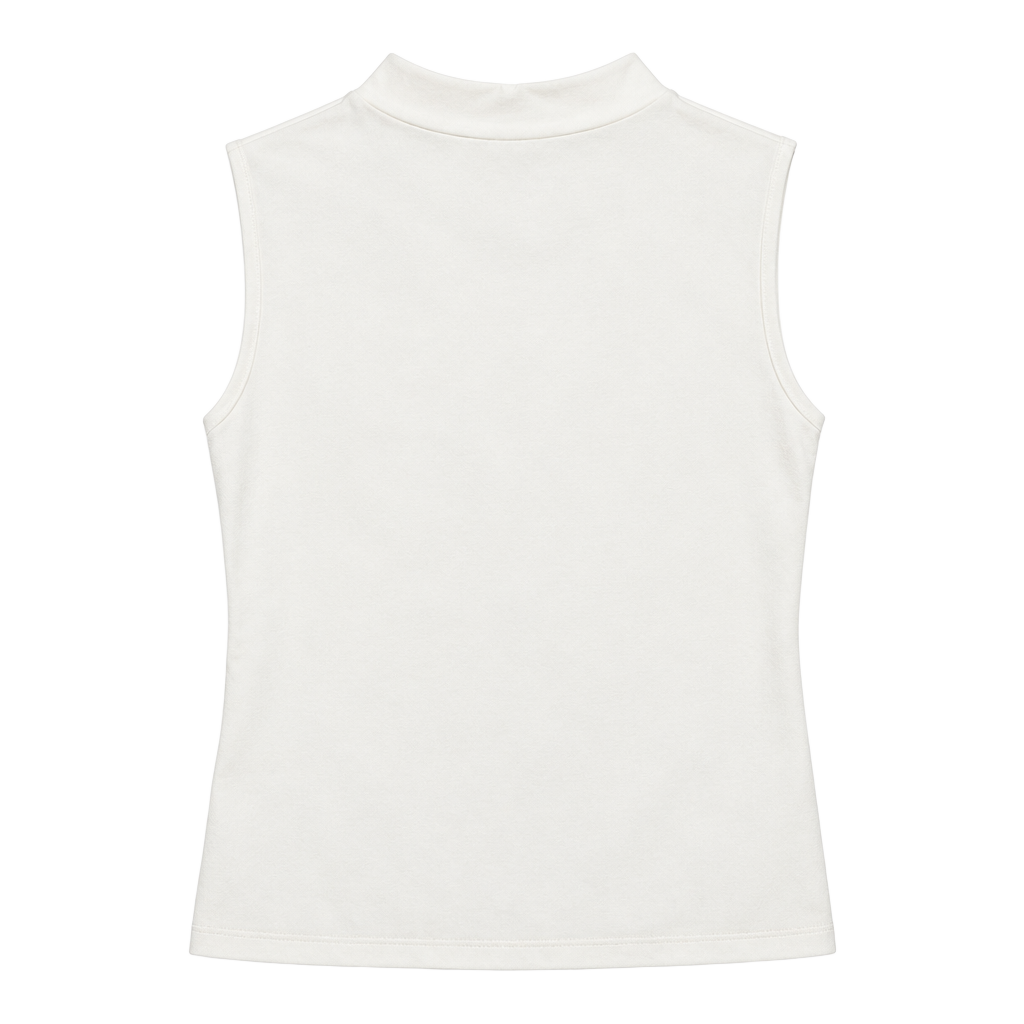 Abercrombie & Fitch Sleeveless Cowl Neck Top Size S White Velvet Ruched 1
