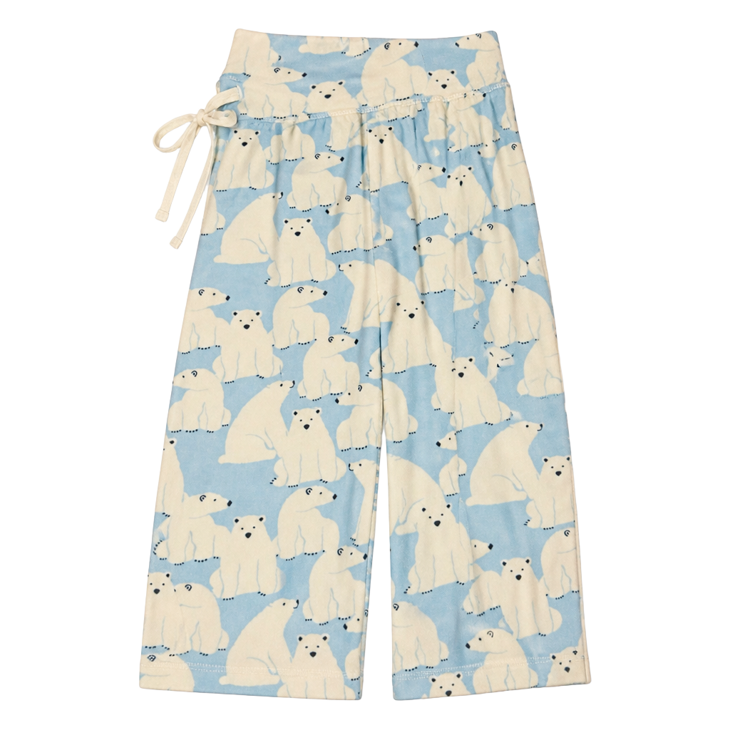 Very soft Blue and White Polar Bear Print Pajama Pants 1