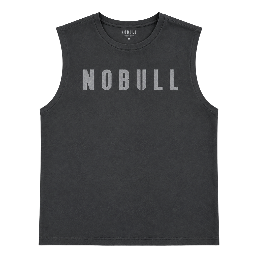 Nobull Men's Dark Fallen Rock U Tank Top Size M Black 1