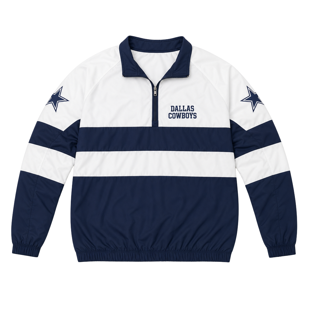 Dallas Cowboys 1/4 Zip Pullover sweater 1