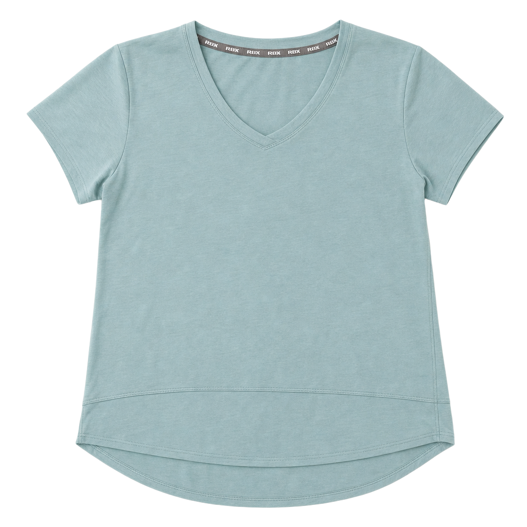 Satva Organic Cotton/Modal Tshirt Sz M Mesh Grey Bottom Seaform Green 1