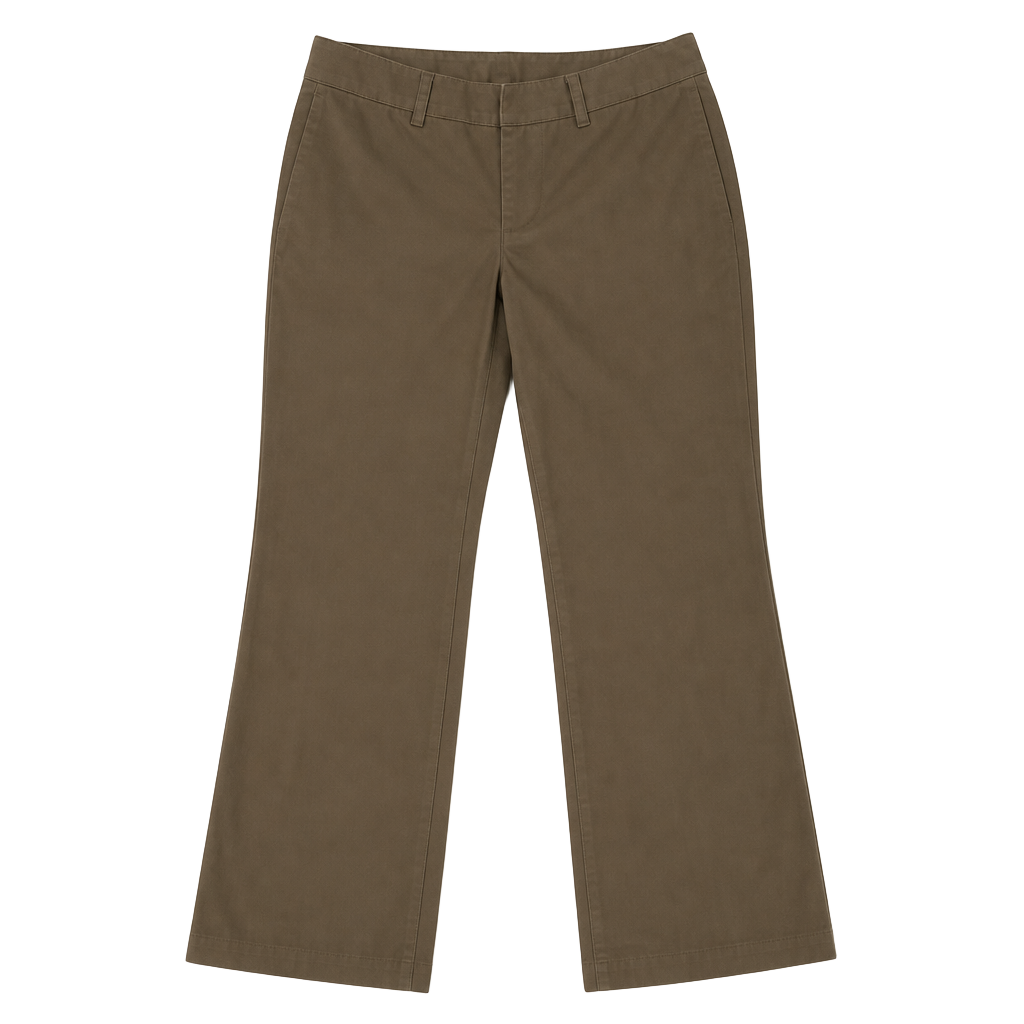 Dockers Petite Ideal Fit Metro Pant Brown Straight Leg Trousers 1