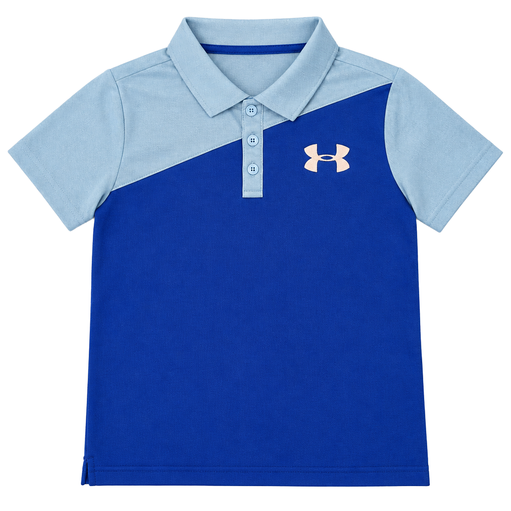 Under Armour HeatGear Polo Shirt Size YXL Blue 1