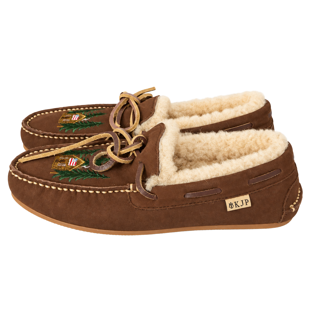 Kiel James Patrick Cozy Cabin Moccasins Size 8 Slippers 1
