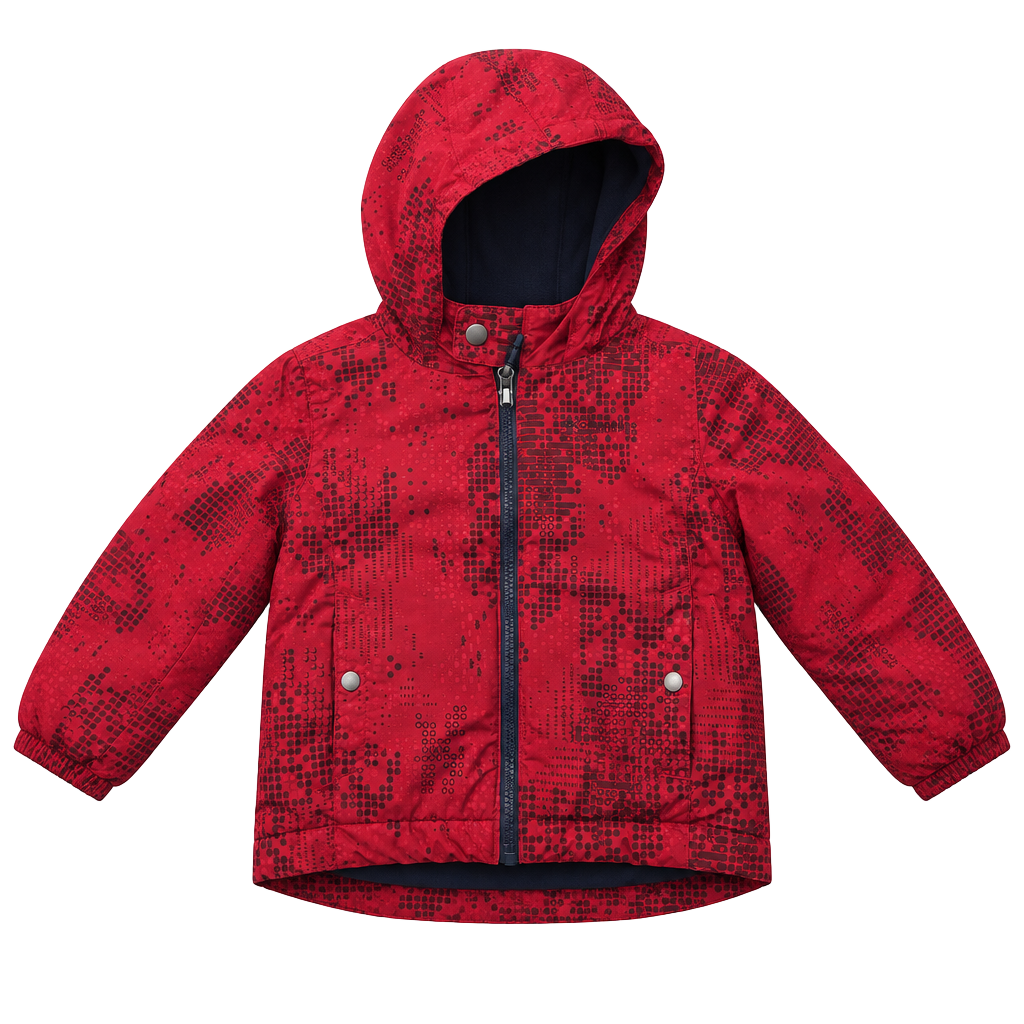 Columbia Jacket Size 3T Red Patterned Winter Outgrown 1