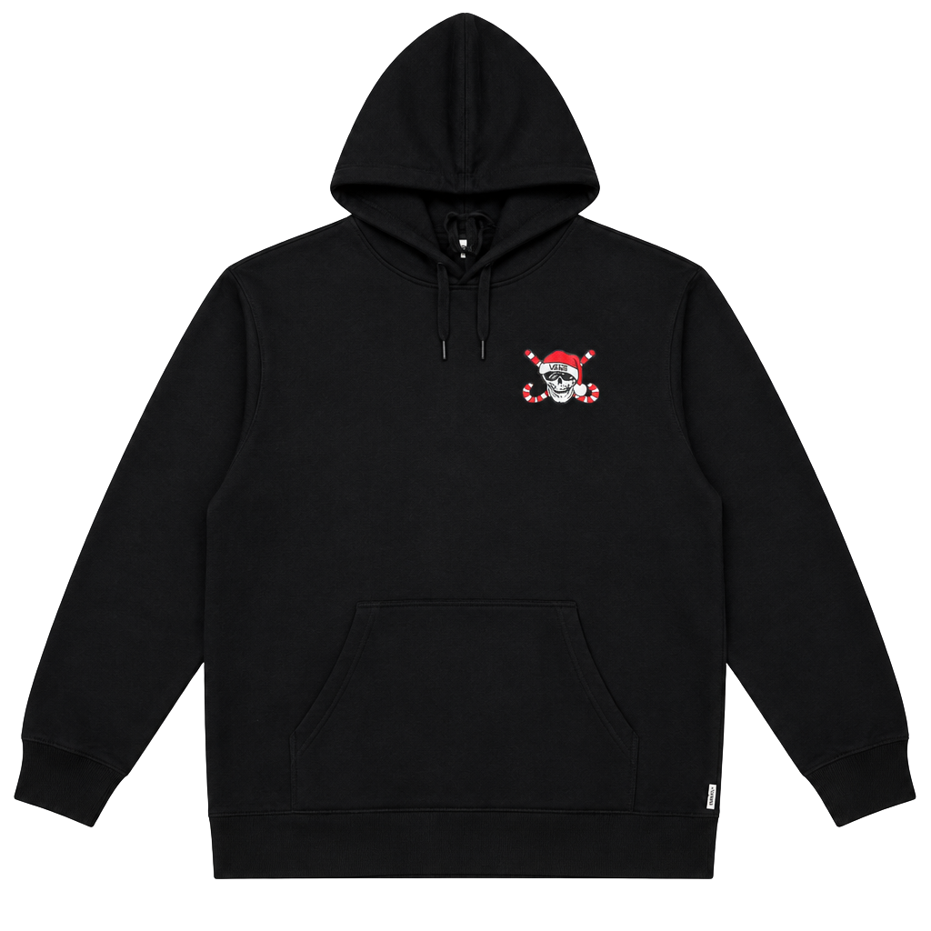 Vans Christmas Skull Hoodie Size XL Black 1
