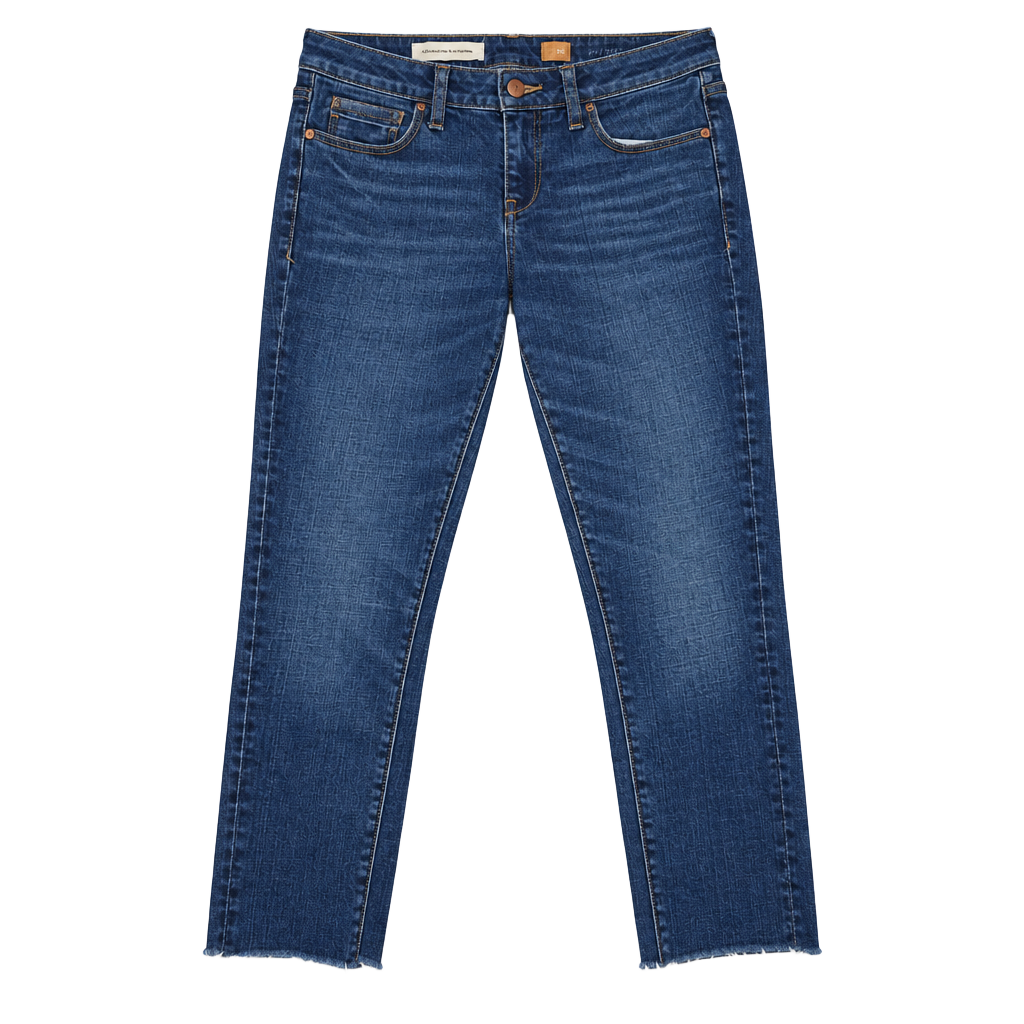 Pilcro and the Letterpress Skinny Jeans Size 26 Dark Wash Raw Hem 1
