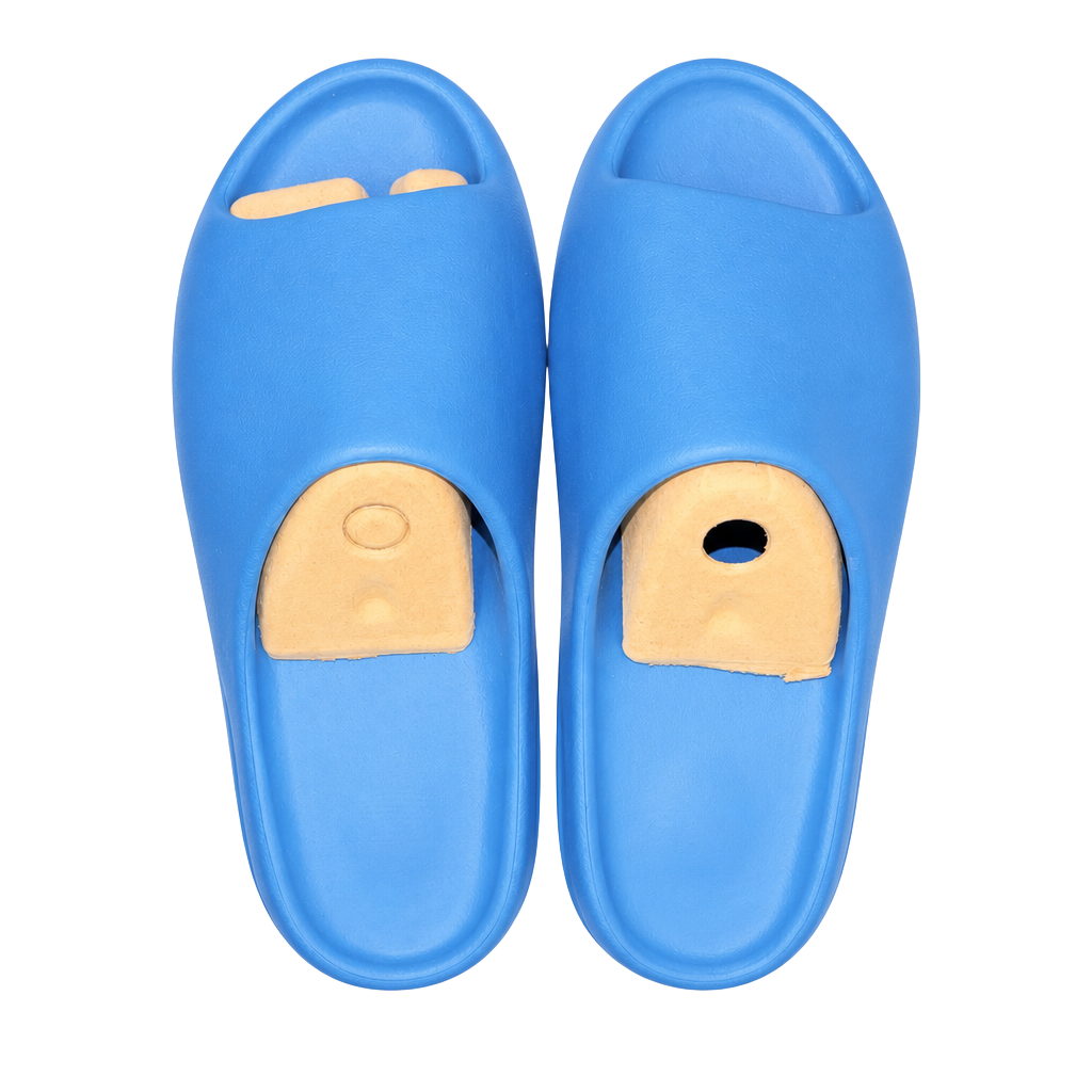 Yeezy YS-01 Blue Slides Size 10 1