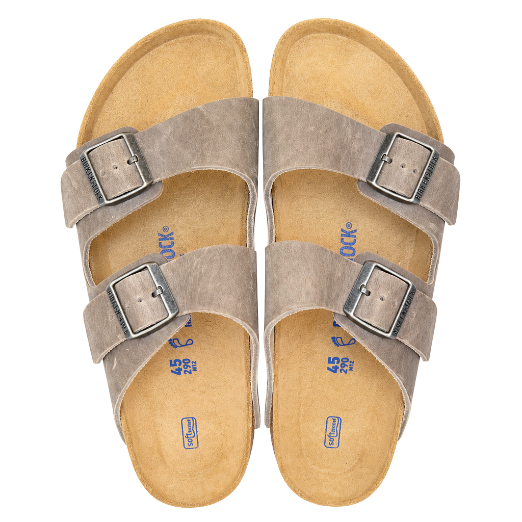 Birkenstock Arizona Soft Footbed Oiled Leather Sandals Size 45 1