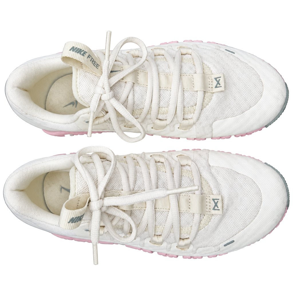 Nike Free Metcon 5 Size 8.5 White Pink Women's Training Shoes 1