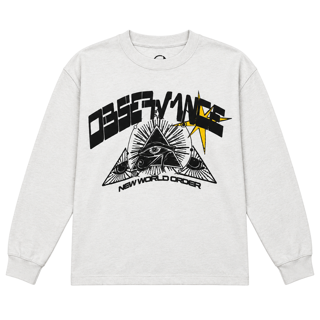 Observance new world order men’s xxl new wo tags crew neck sweatshirt 1