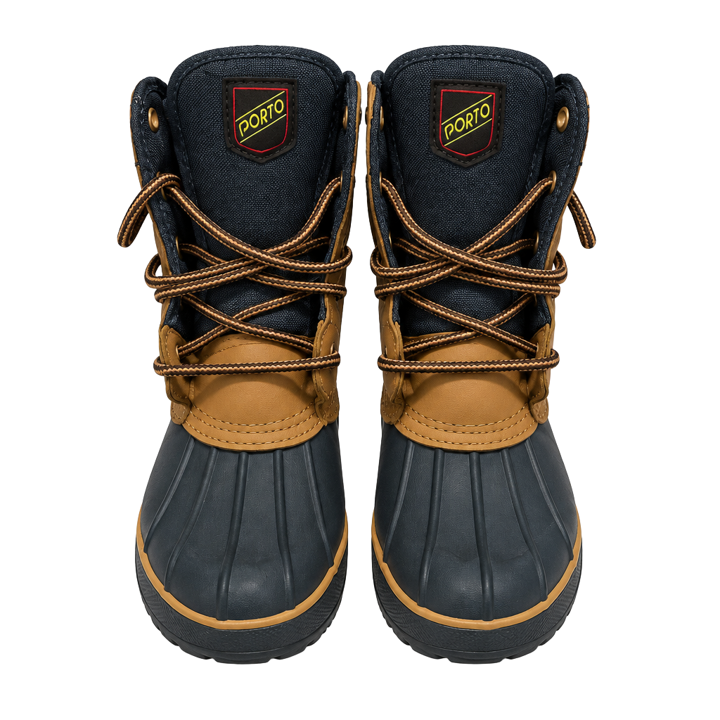Sporto Kennebunk Duck Boots Size 8 Tan Black Thermolite Insulated 1