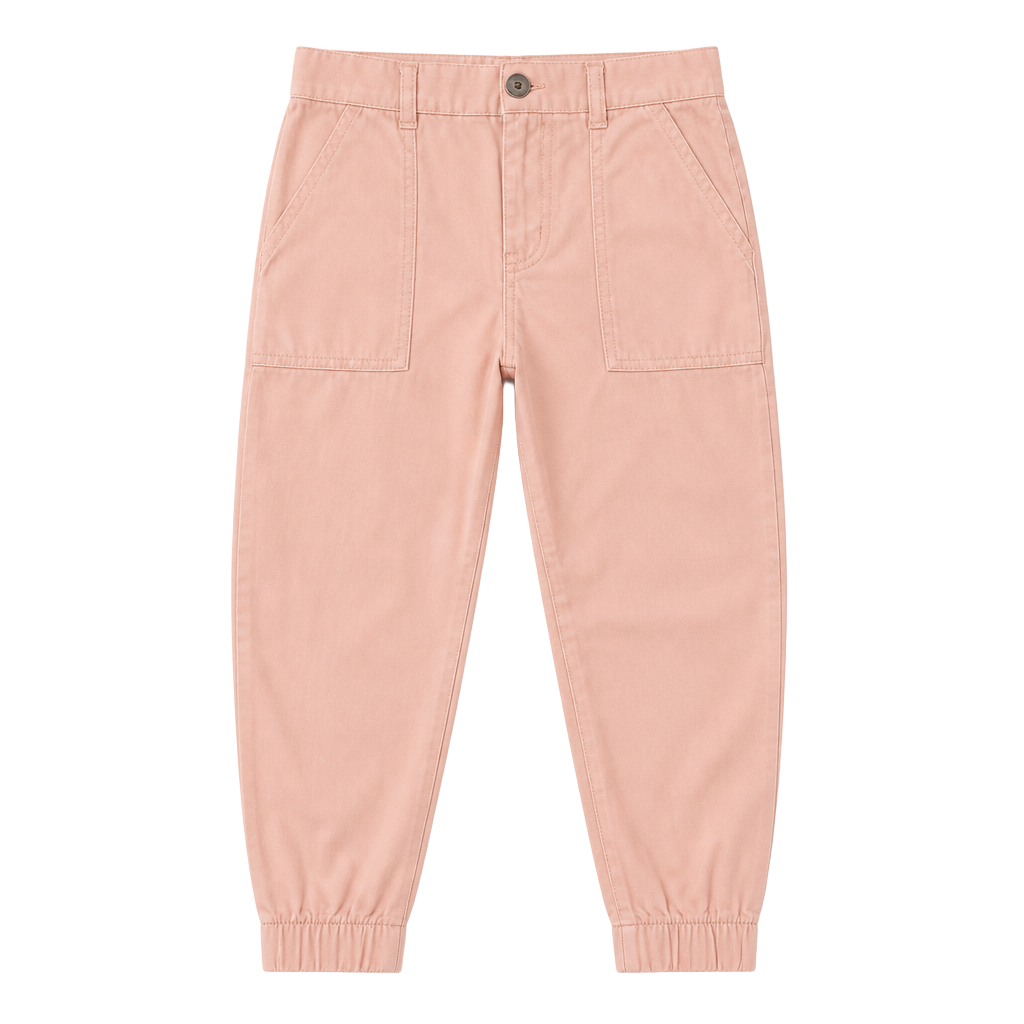 Thereabouts Girls Jogger Pants Size 6 Peach Utility Pockets 1