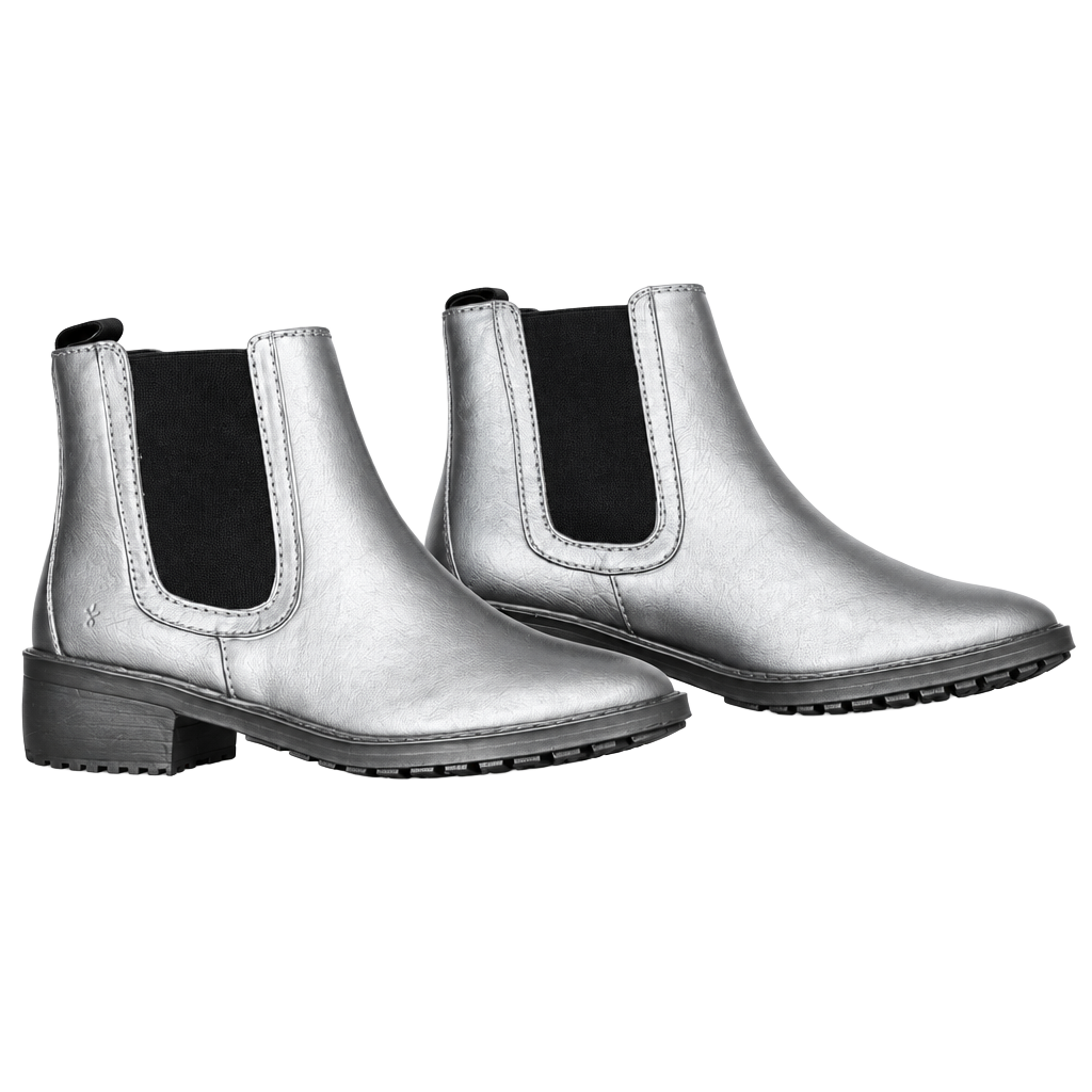EMU Australia Ellin Chelsea Rain Boots Size 9 Silver 1