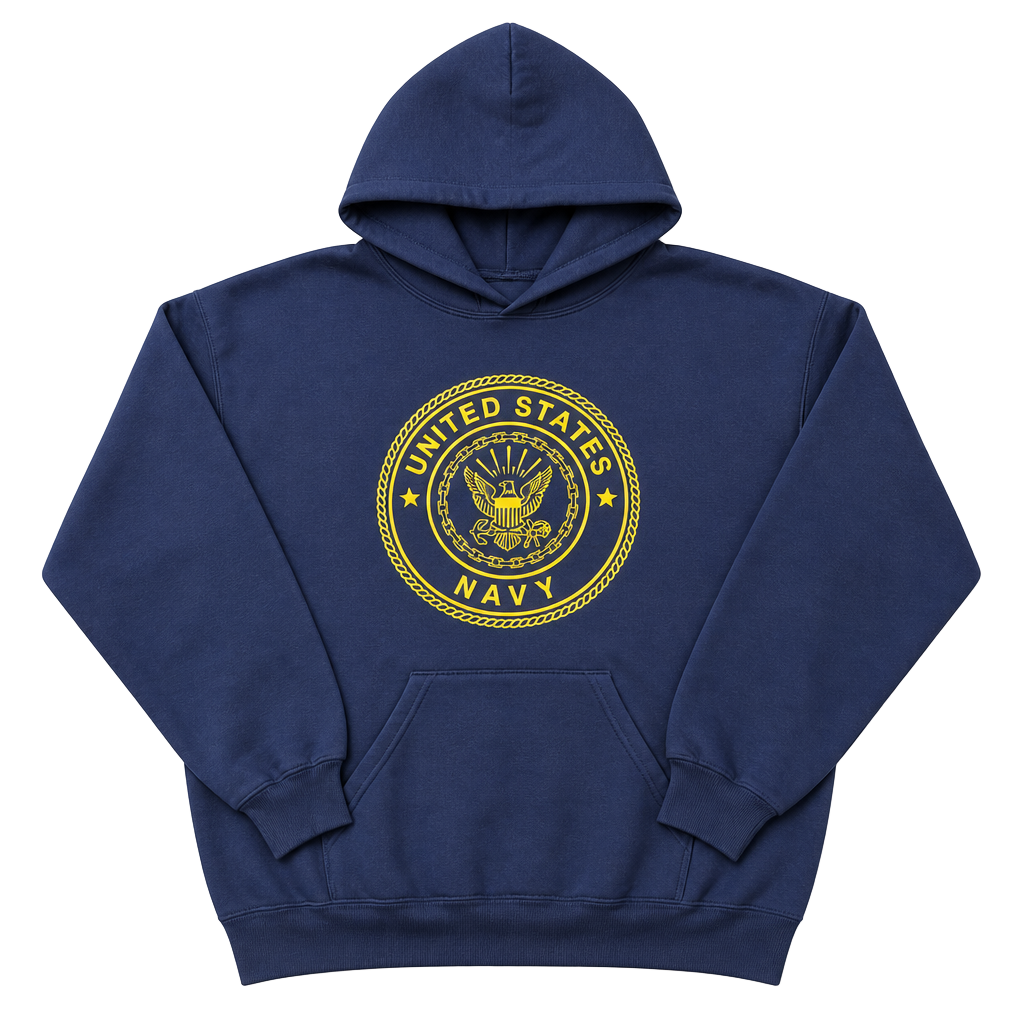 Vintage U.S. Navy Originals M.J. Soffe Pullover Hoodie SIZE XL Made in USA 1