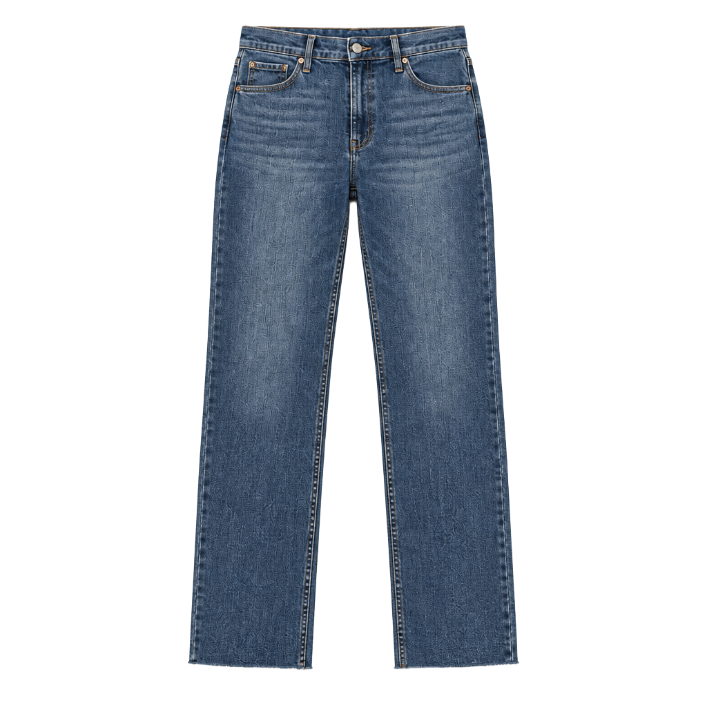 Banana Republic Slim Mid-Rise Size 29/8 Jeans Raw Hem Blue 1