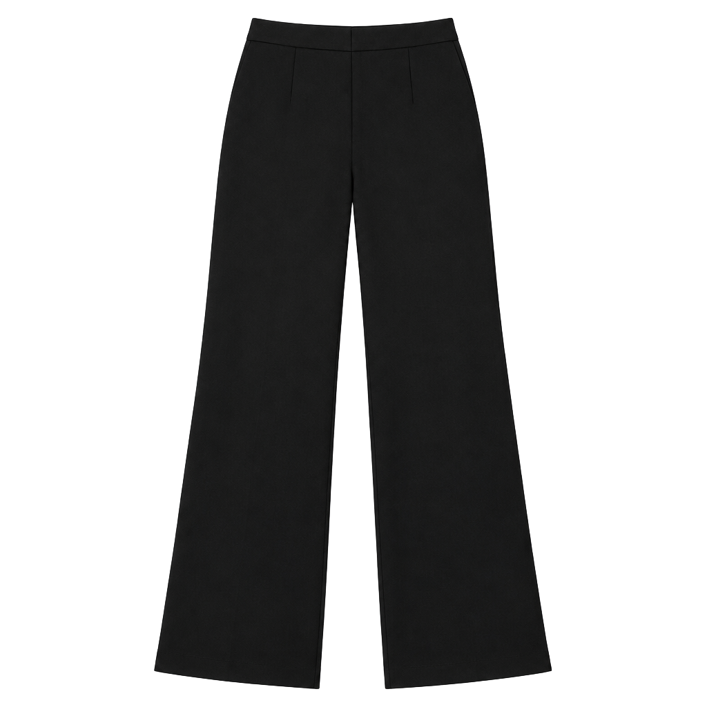 Misook Bootcut Pants Size 0X Black Fade Resistant Wrinkle Free 1