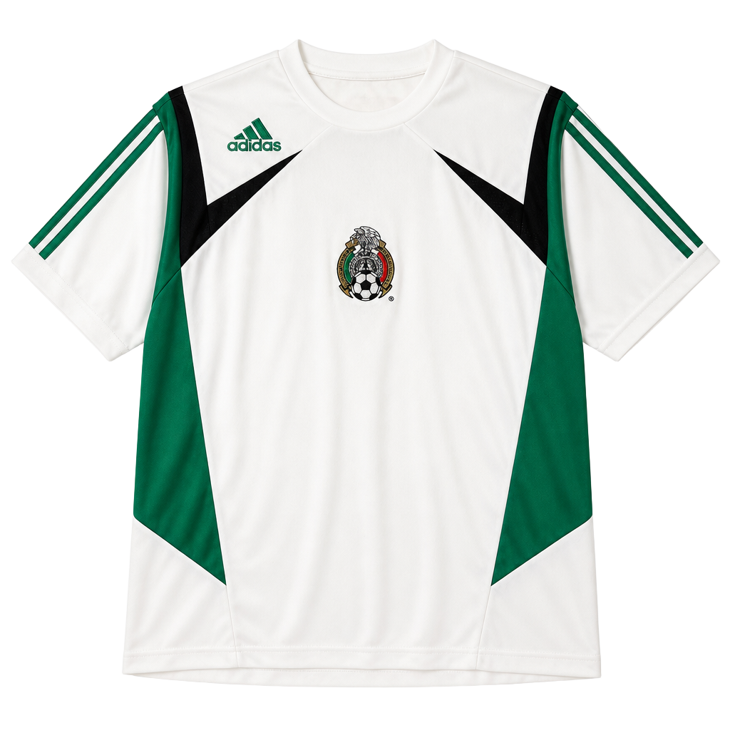 Vintage 2007 Adidas Mexico National Team Away Training Soccer Jersey 1