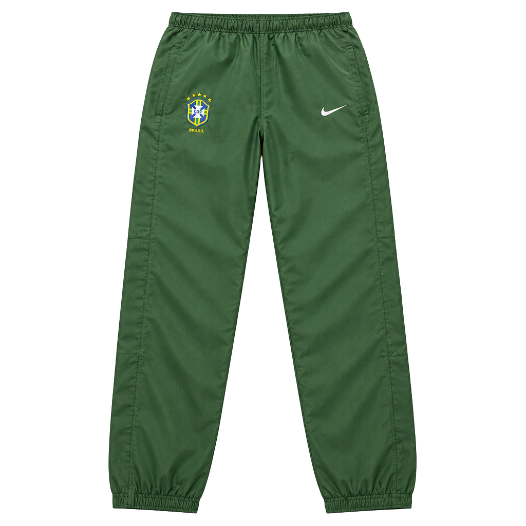Nike Brazil Soccer Track Pants Green 1