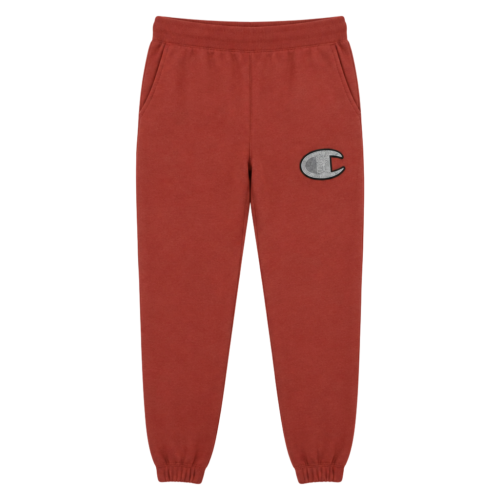 Champion Reverse Weave Sweatpants Size Medium Red Joggers Embroidered Logo 1