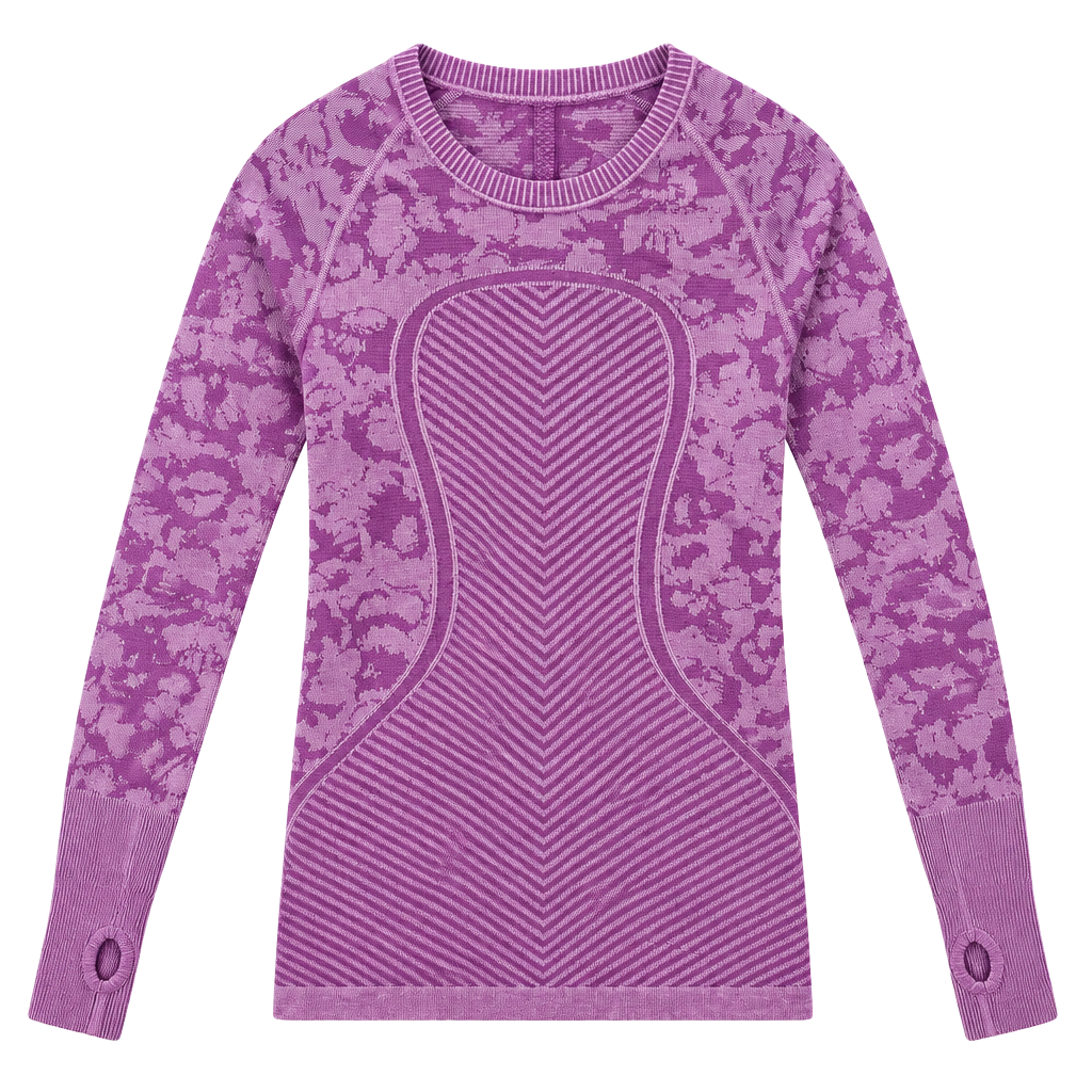 Lululemon Swiftly Tech Long Sleeve Shirt Size 4 Purple 1
