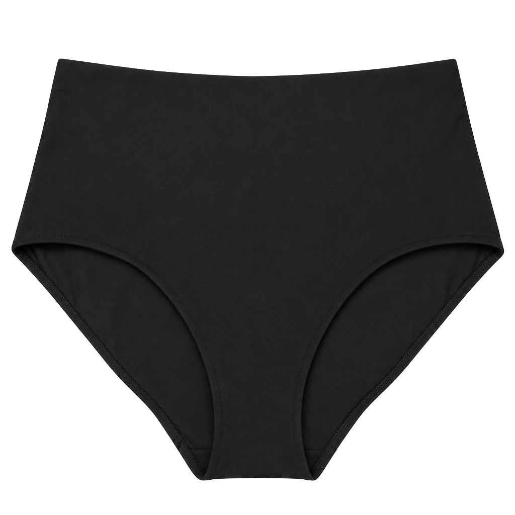 lululemon High Rise Swim Bottom Size 8 Black 1