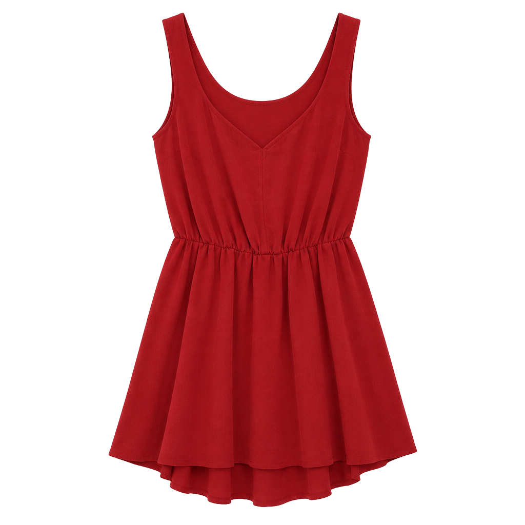 Ecote Tank Top Size M Red Sleeveless Blouse 1