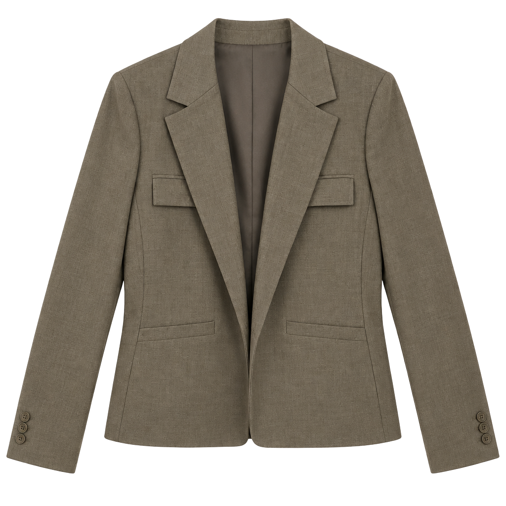 Axcess Blazer Size 12 Brown Pocket Detail Formal Workwear Jacket 1