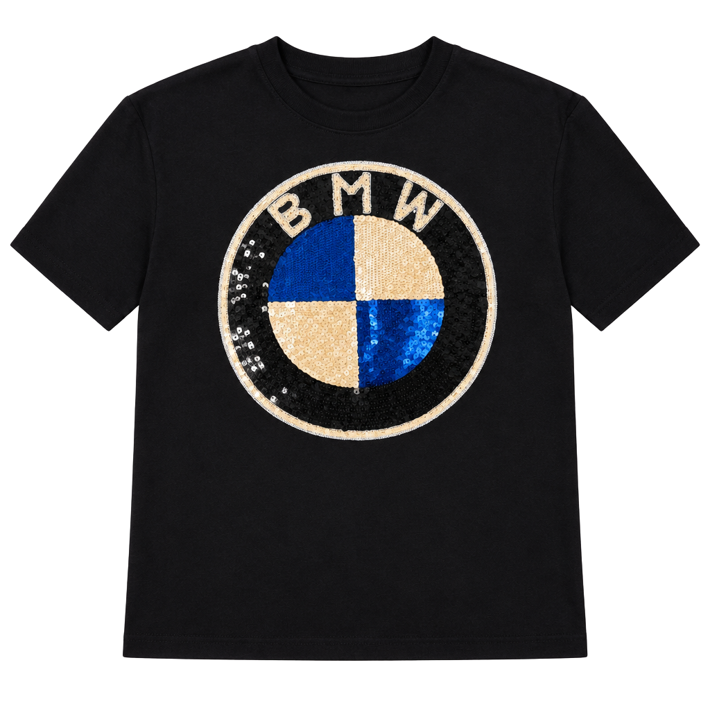 Colorado BMW Sequin T-Shirt Black 1