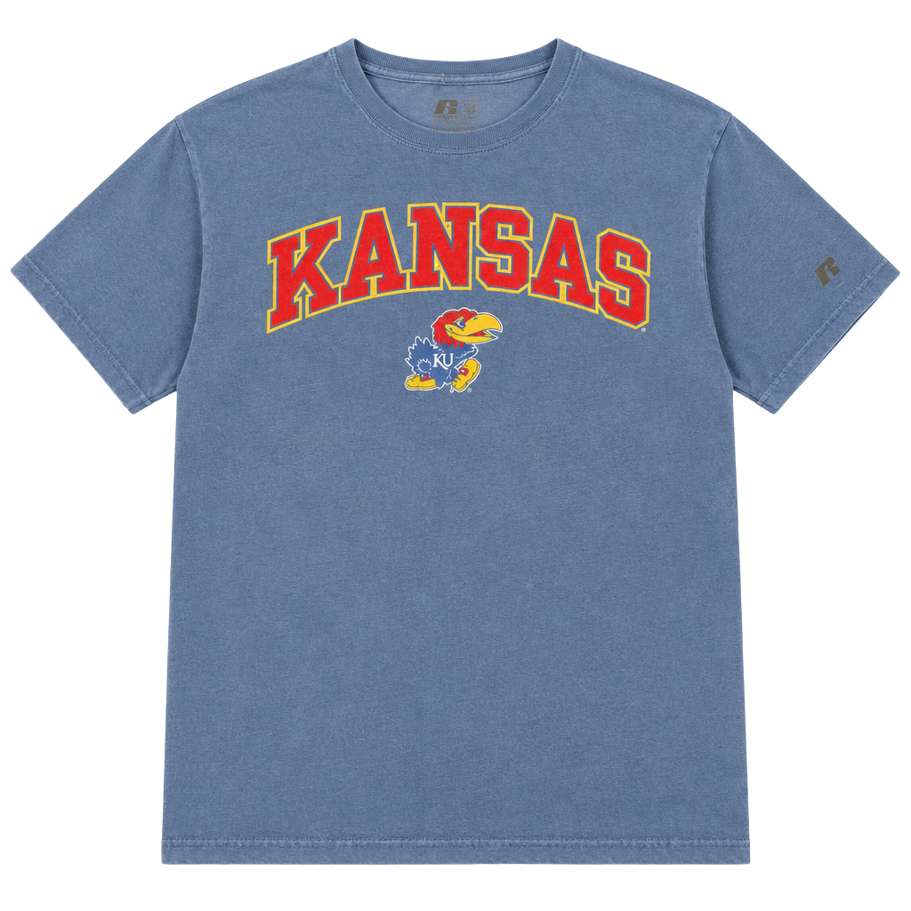 Russell Athletic Kansas Jayhawks T-Shirt Size L 1