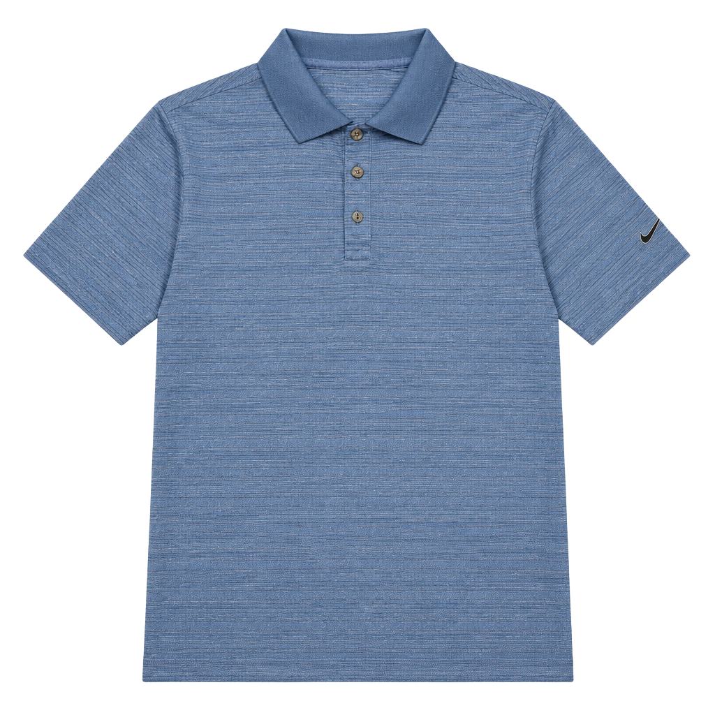 Nike Golf Dri-Fit Polo Shirt Size M Blue Striped 1