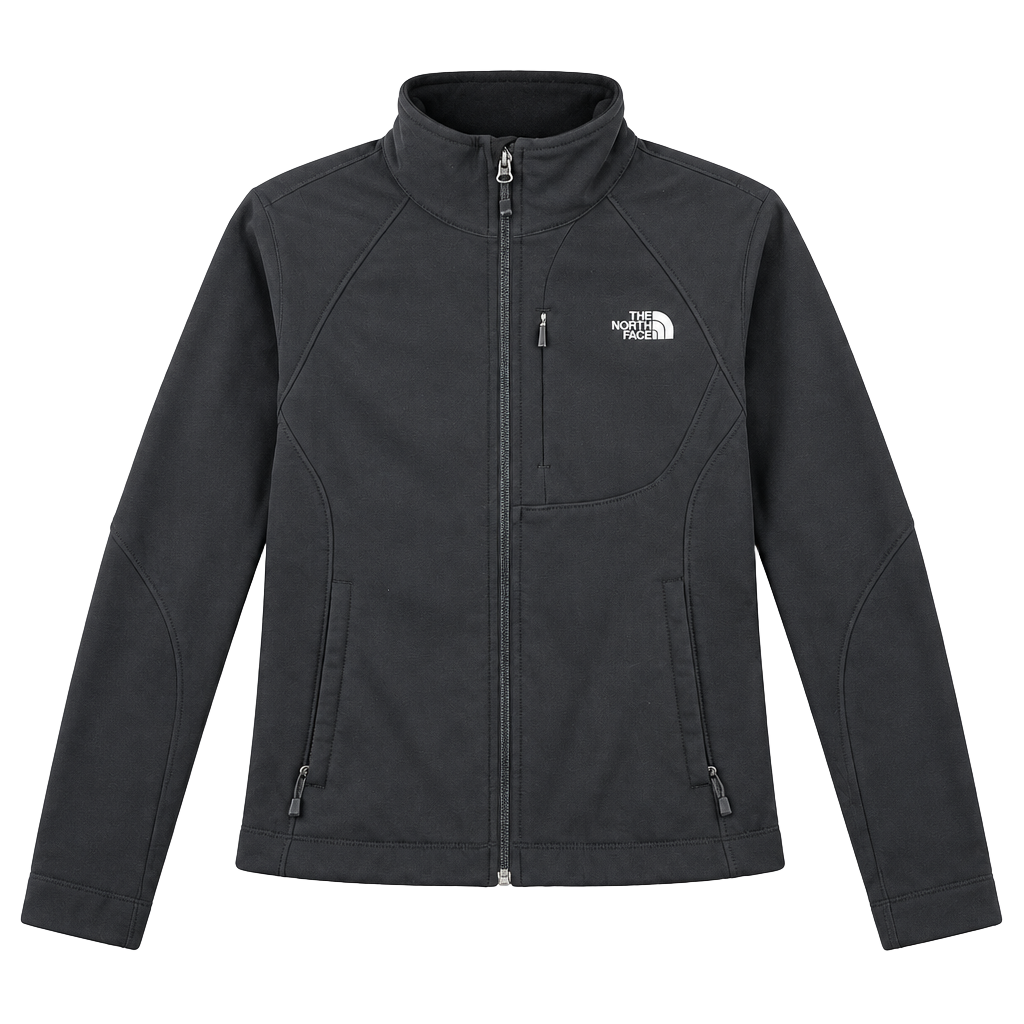The North Face Apex Bionic Softshell Jacket Black Full Zip 1